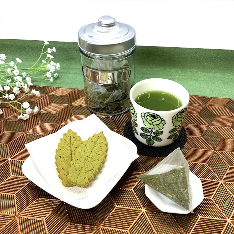 静岡厳選茶葉使用「ひとときティーバッグ」紐無しテトラ型5gティーバッグ×20P詰 ※ネコポス便不可