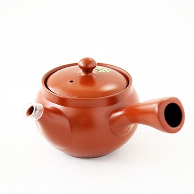 常滑焼 ステンレスフィルター付 朱泥 急須 360ml
