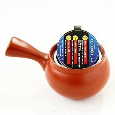 常滑焼 ステンレスフィルター付 朱泥 急須 360ml