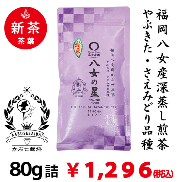 福岡八女産「八女の星」。八女茶の新茶がご用意出来ました