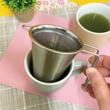 限定特別価格　新茶セット「新茶ゆたかみどり＆手付きスーパーステンレスフィルター」セット