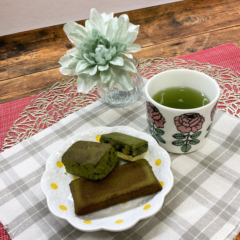 [From Shizuoka Kakegawa Kikugawa] Most popular deep steamed green tea moment tea bag &amp; MatchaSweetsBOX set