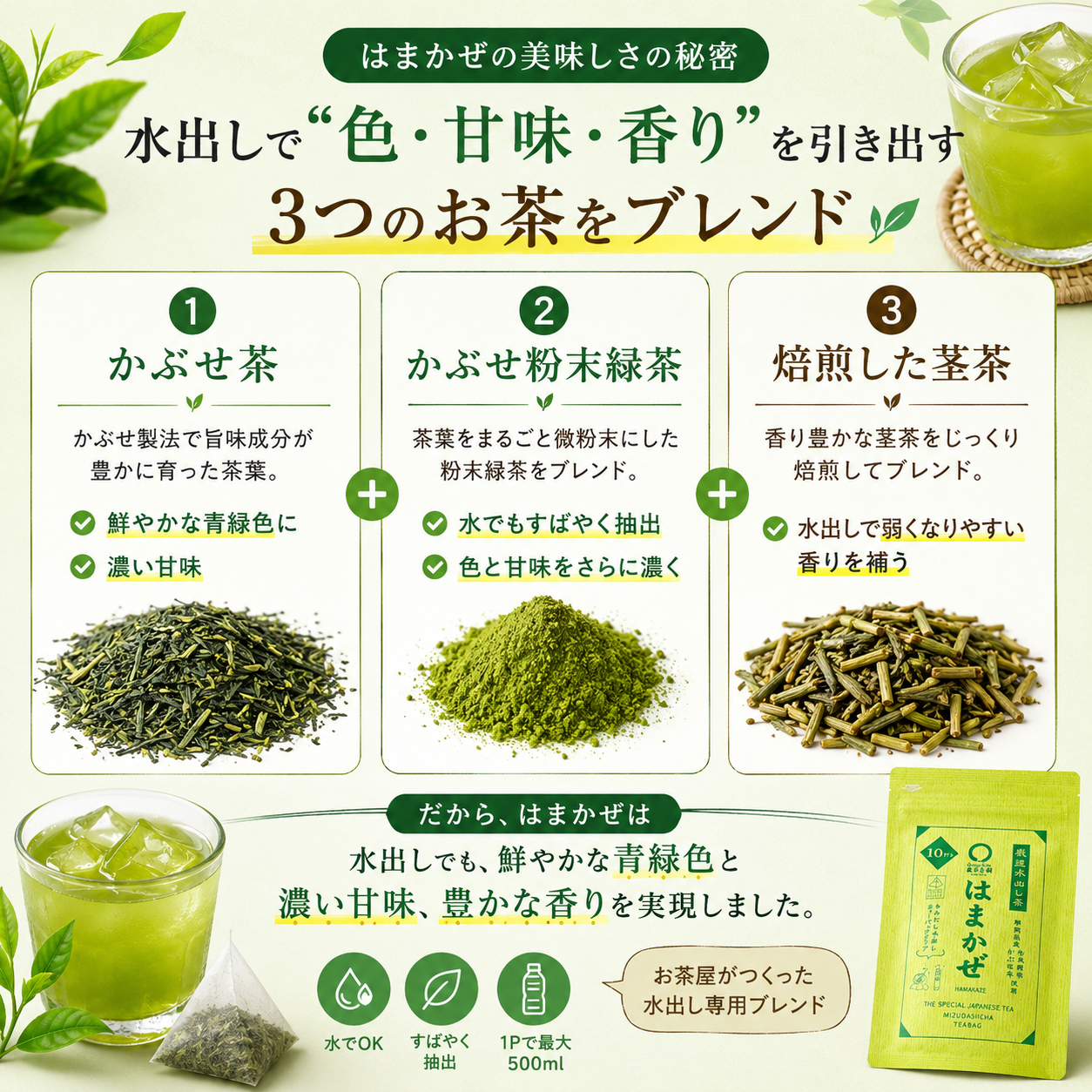 [Mori Shizuoka] Cold brew green tea 