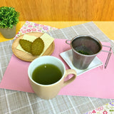 深蒸し茶・細かめ茶葉・急須いらず！【スーパーステンレスフィルター手付きタイプ】