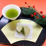 【2026年 午 干支年賀巻紙付】「茶々ダックワーズ」６個箱入【静岡産茶葉使用】