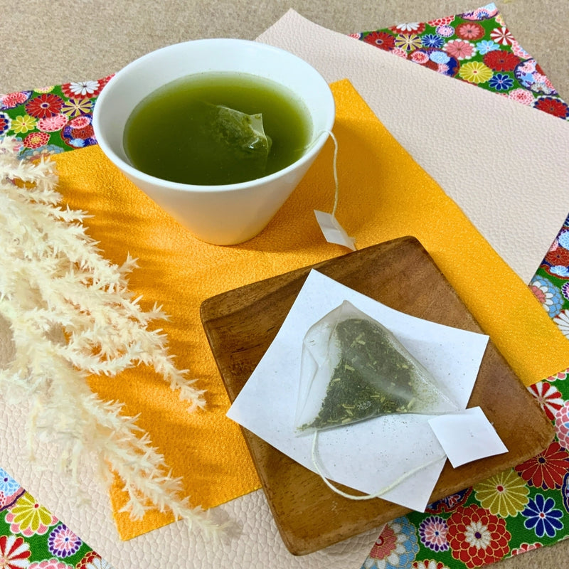 特別価格！緑茶・ほうじ茶・抹茶入玄米茶「三種の紐付きティーバッグセット」※ネコポス便不可