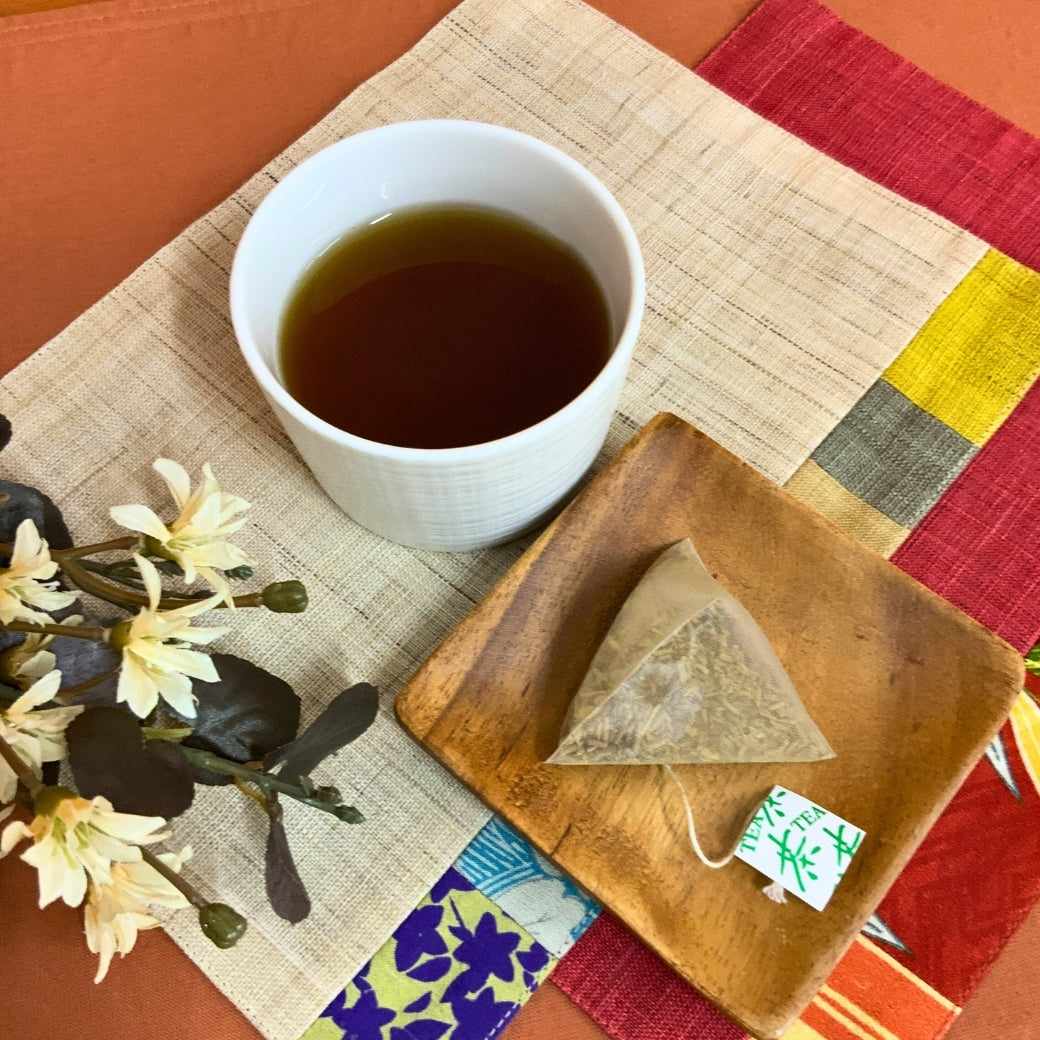 贈答箱入！緑茶・ほうじ茶・抹茶入玄米茶「三種の紐付きティーバッグセット」※ネコポス便不可