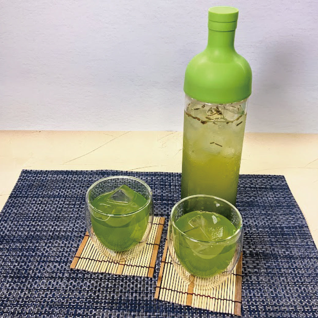ギフト用贈答箱入　【静岡森産】 水出し緑茶「はまかぜ」160g詰＆水出しフィルターインボトルセット