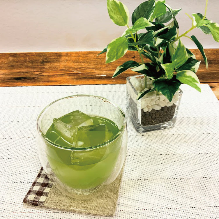 箱入贈答タイプ　【静岡森産】 水出し緑茶「はまかぜ」160g詰＆水出しフィルターインボトルセット