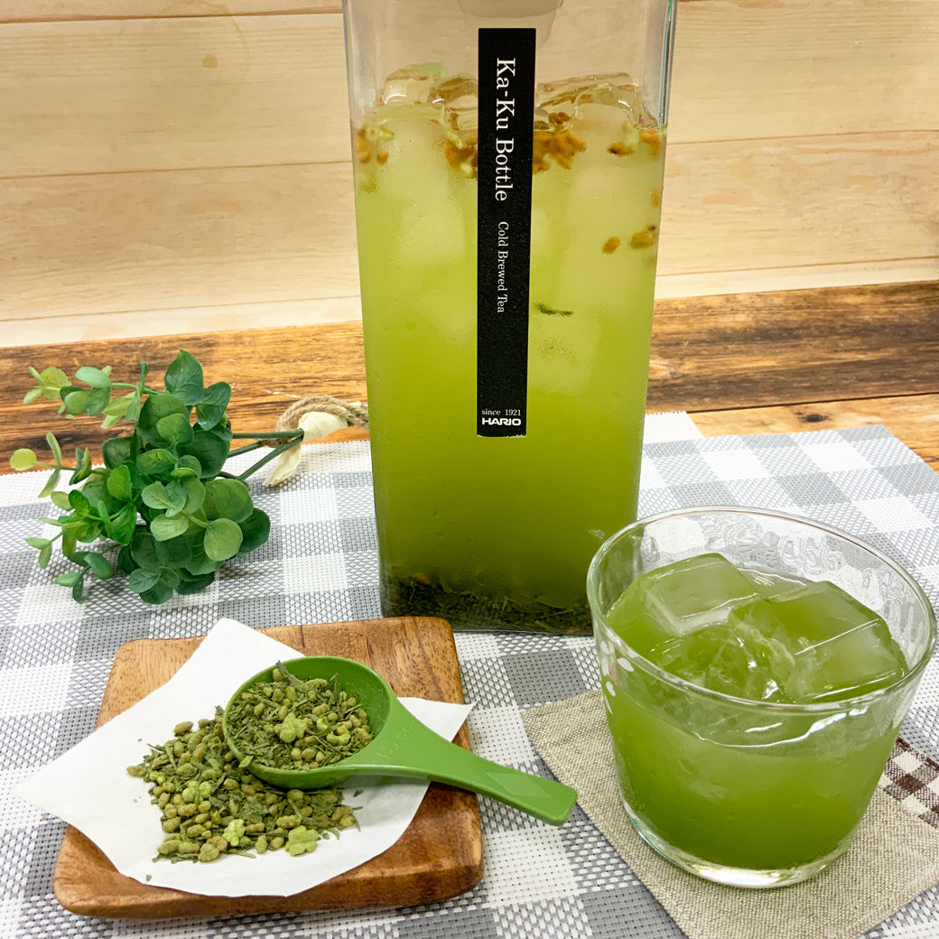 カークボトル＆【静岡牧之原産】 徳用抹茶入玄米茶200g詰セット