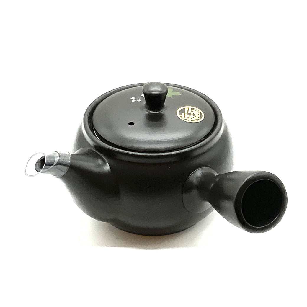 Tokoname ware teapot with stainless steel filter Kurozakura 350ml